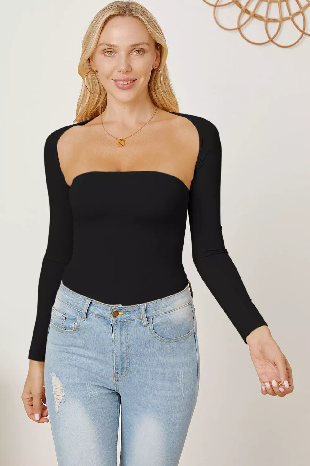 Ensemble Boléro Manches Raglan Découpé et Bandeau