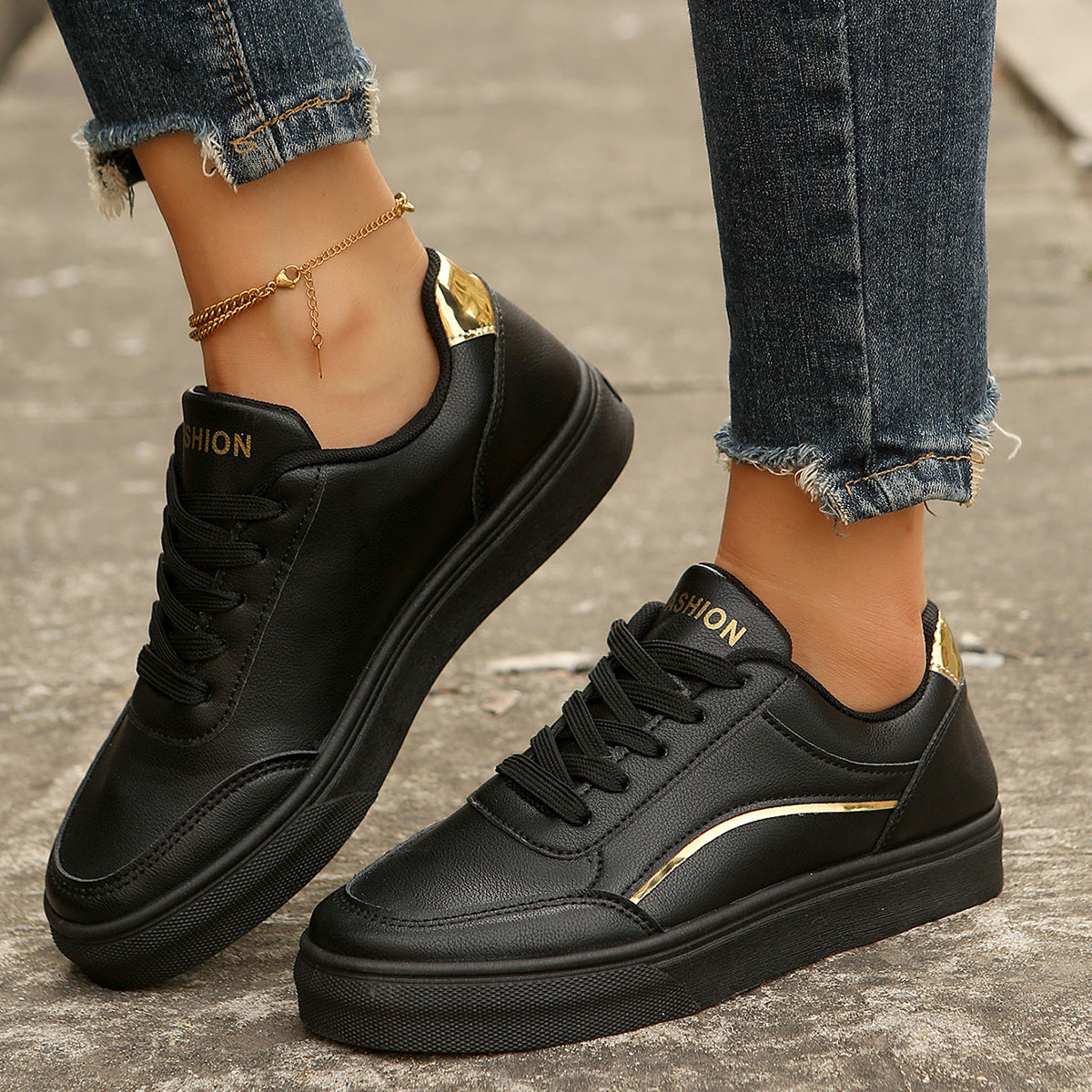 Baskets Casual Lacets