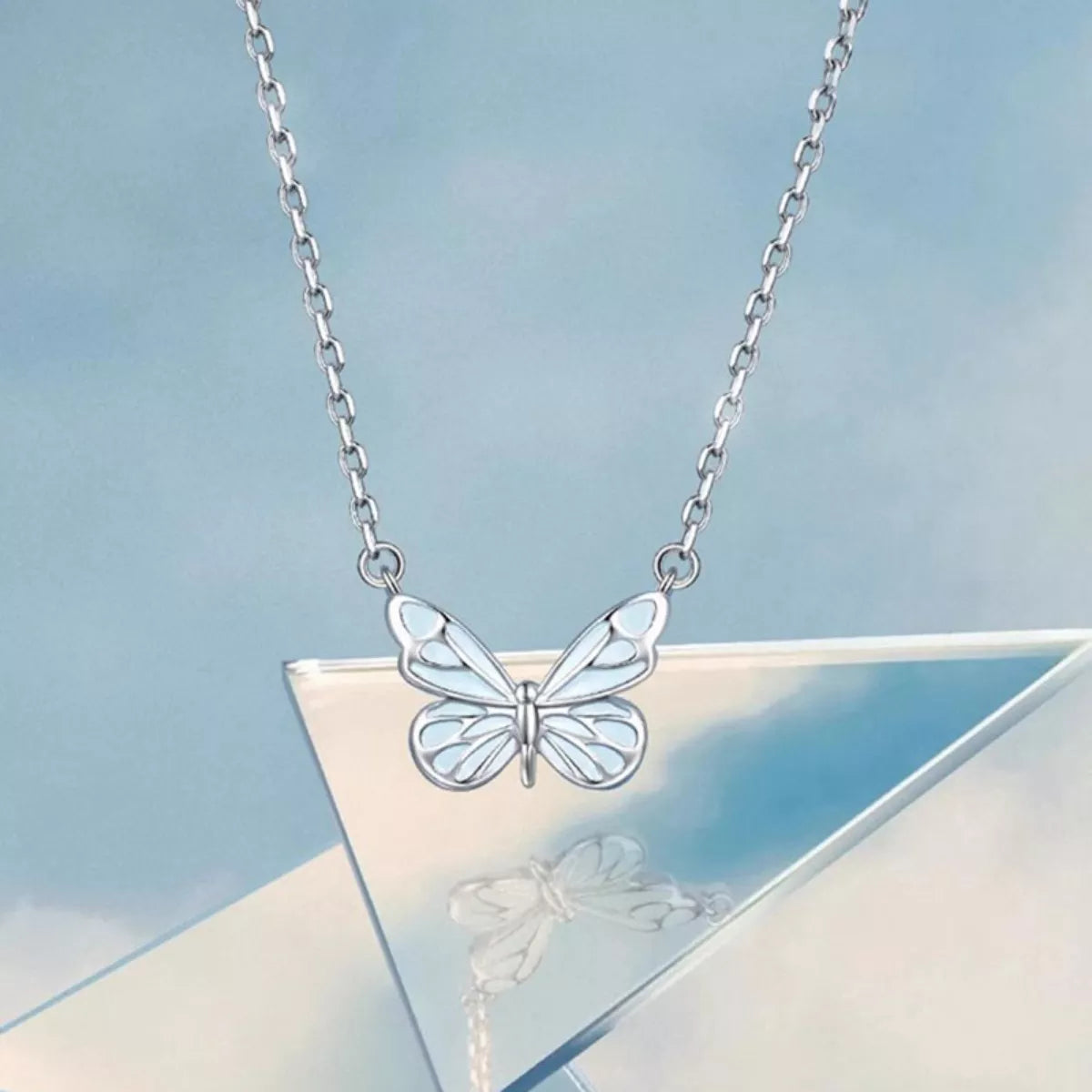 Collier Papillon Argent Sterling 925