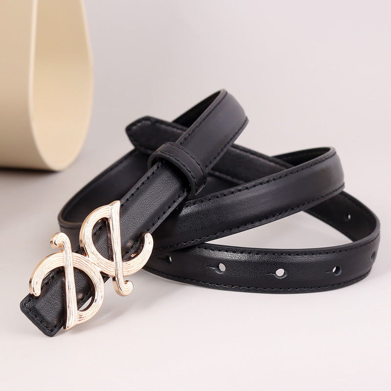 Ceinture en Cuir à Boucle