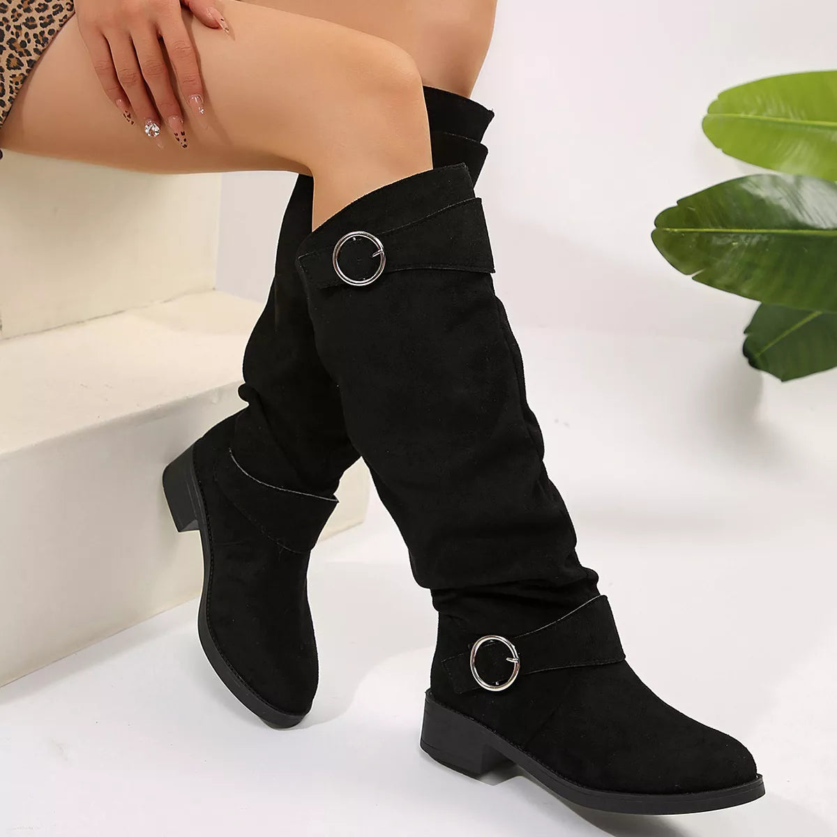 Bottes Souples Détail Boucle