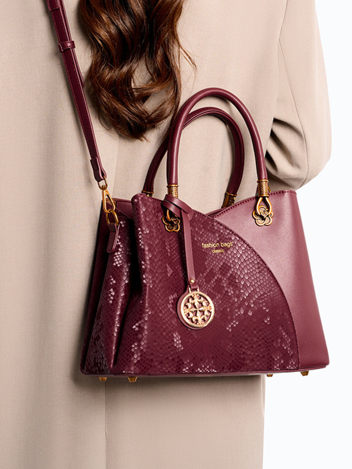 Sac à Main Motif Python