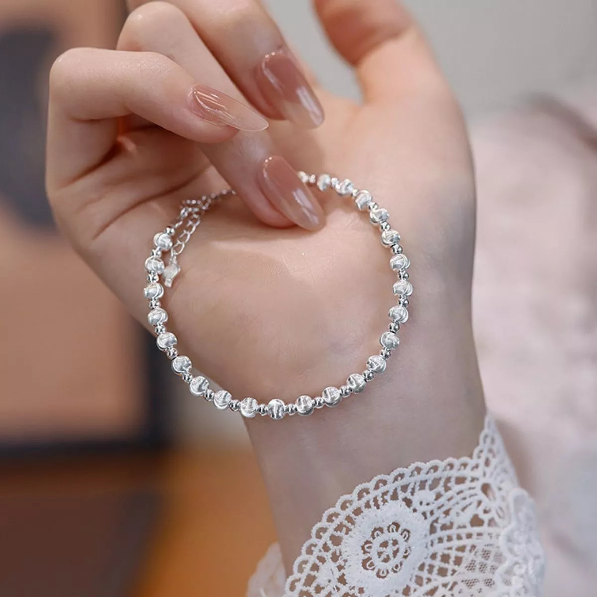 Bracelet de Perles Argent Sterling 925