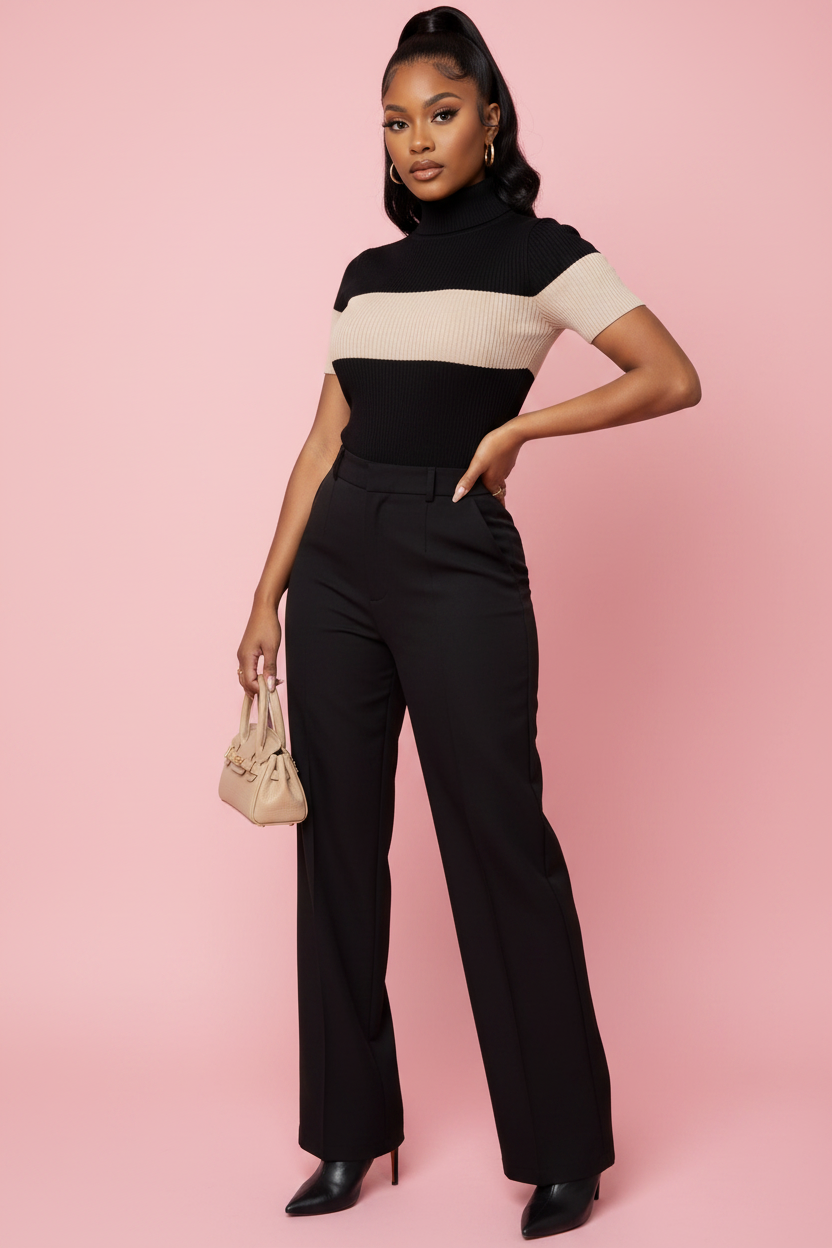 Body Color Block - 3/4