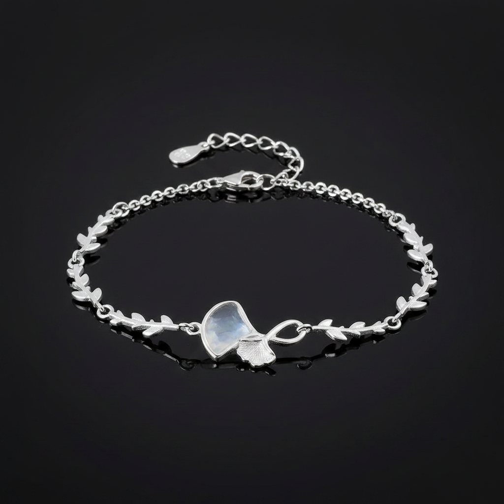 Bracelet Papillon Feuilles - Studio Noir Luxe