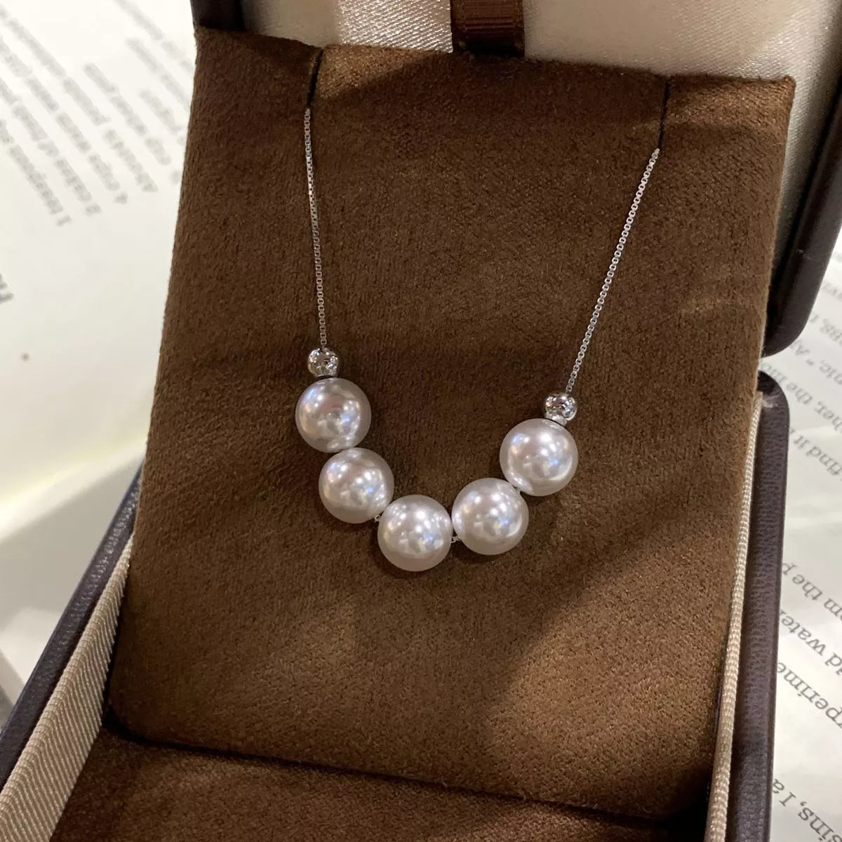 Collier Perlé Ajustable
