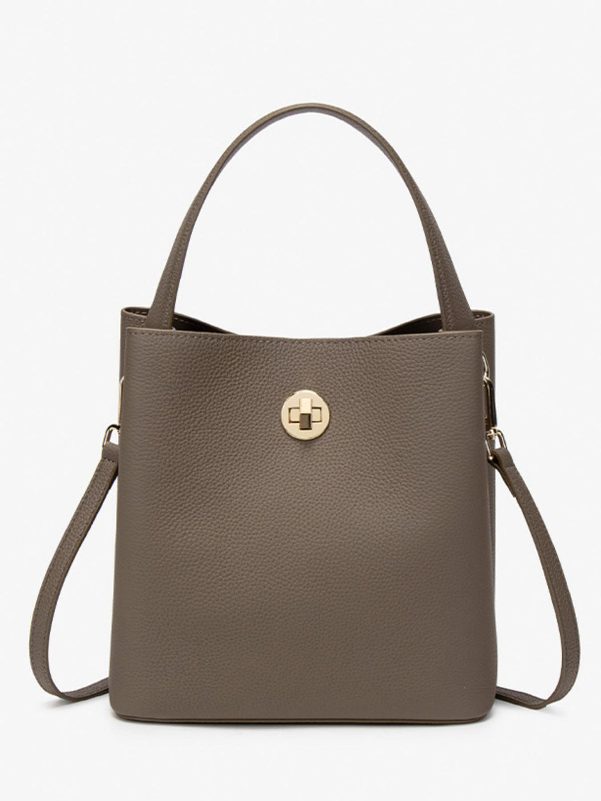 Sac Seau Bandoulière en Cuir – Moka