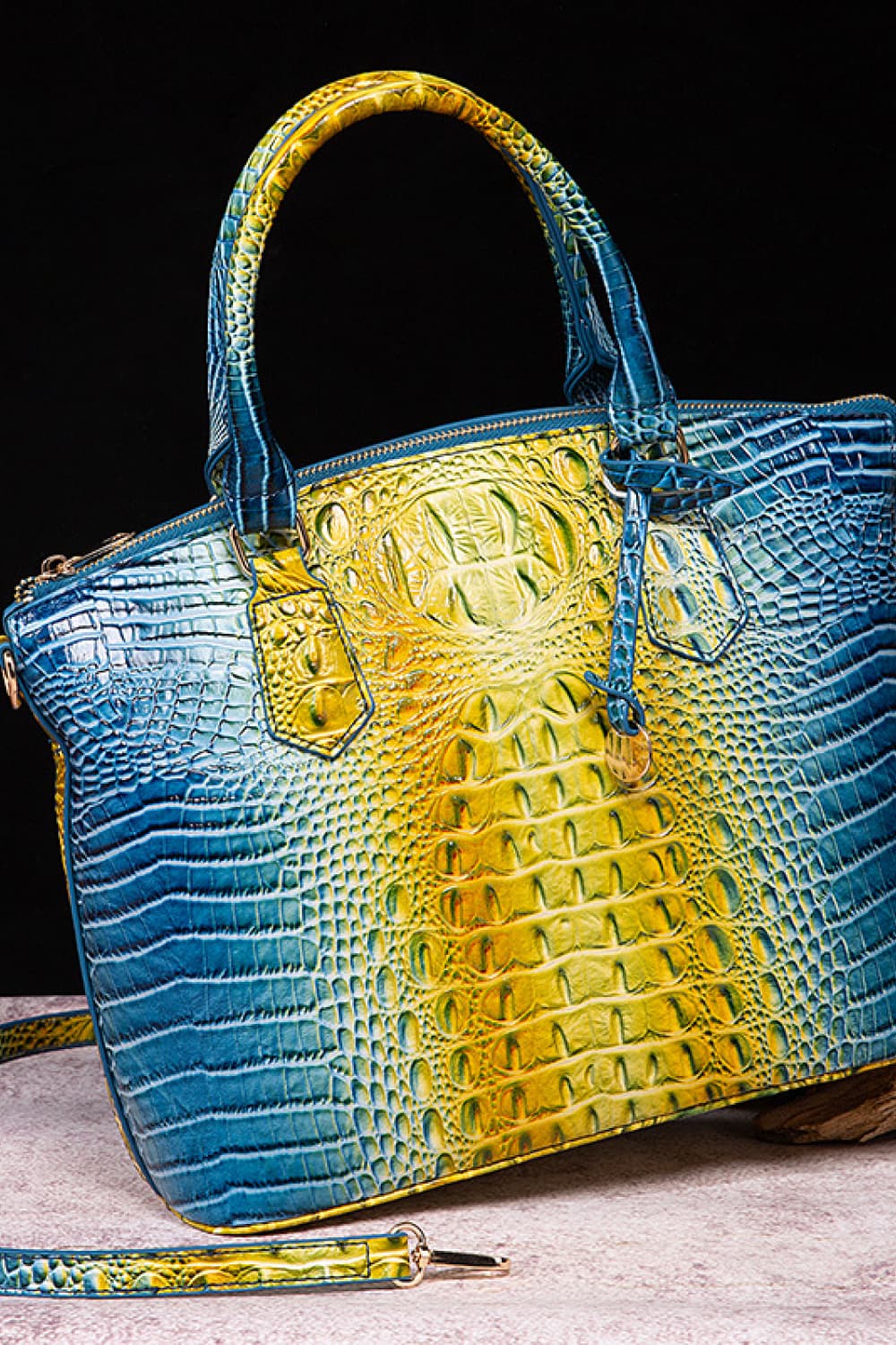 Graduated Leather Handbag