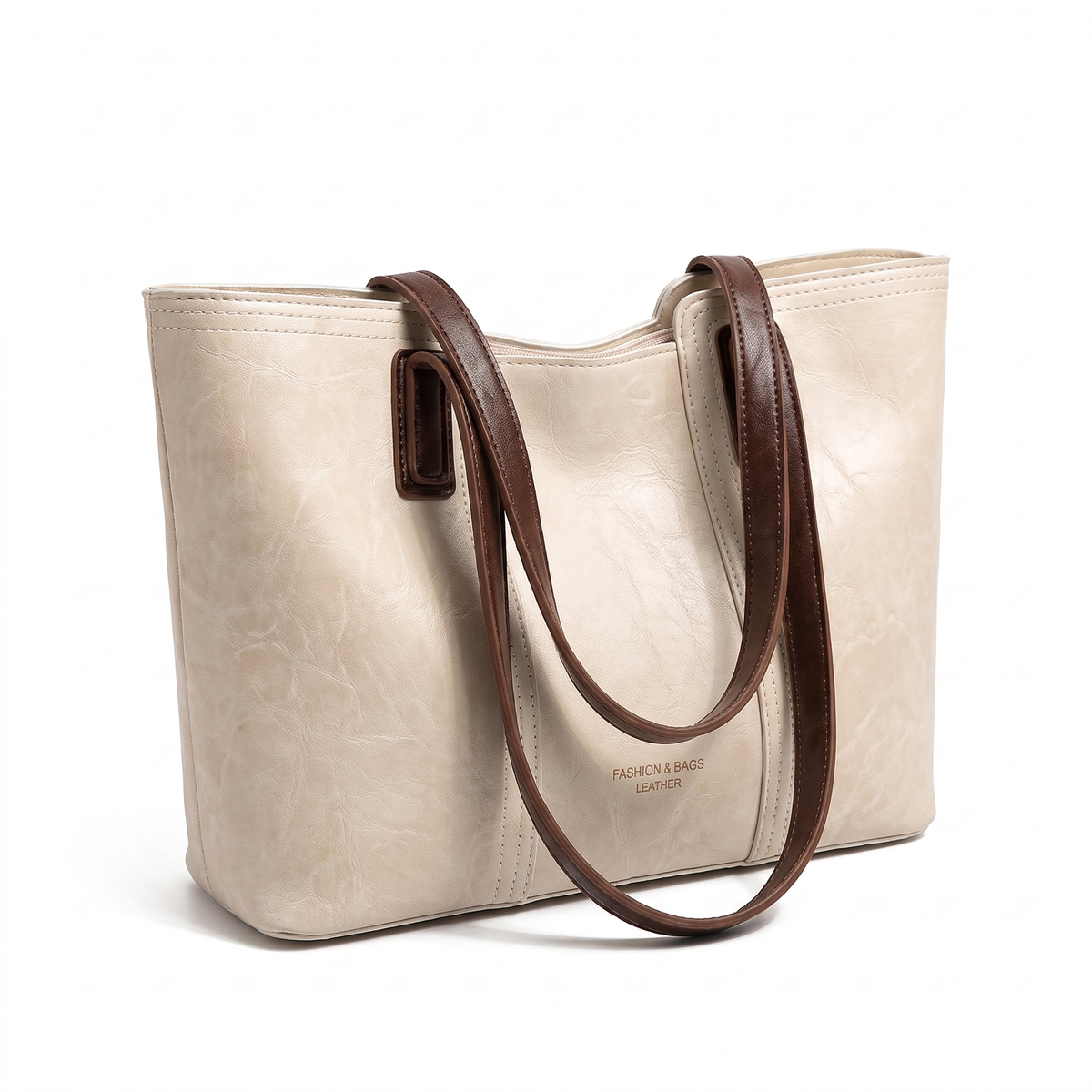 Sac Tote à Bandoulière Contrastante