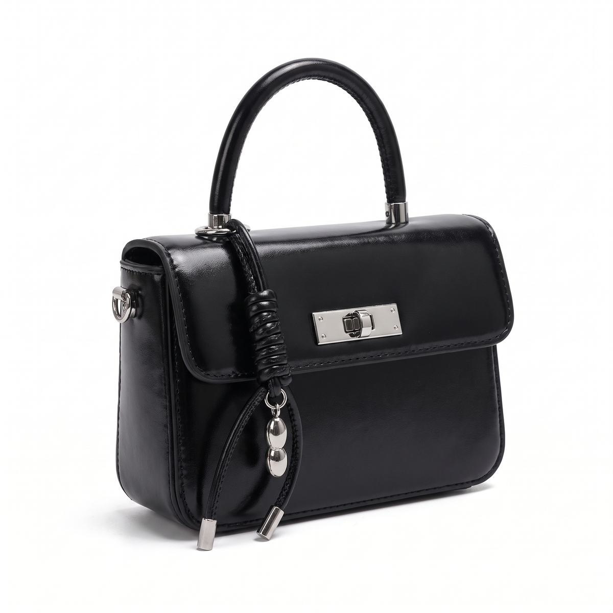 Sac Bandoulière à Poignée – Noir