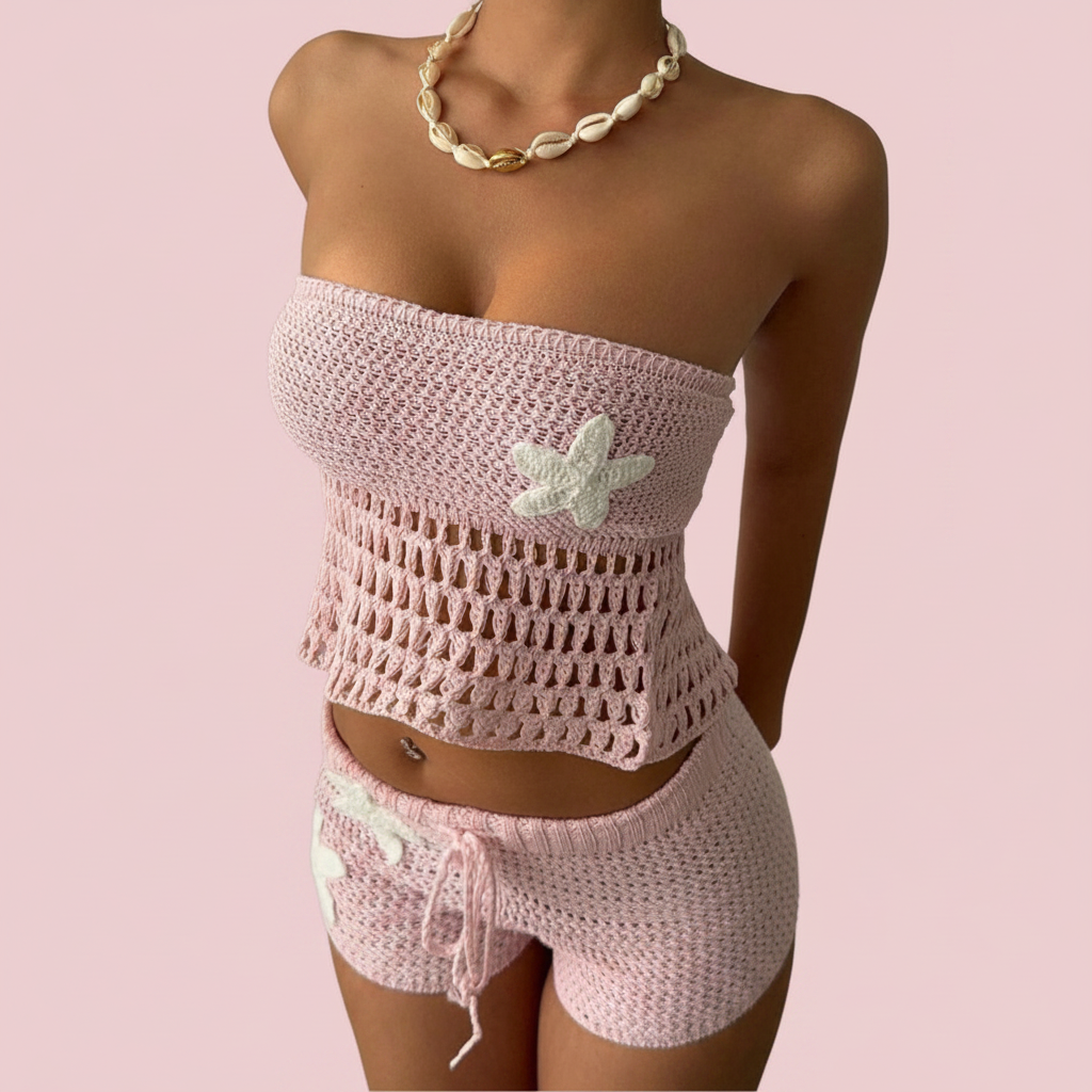 Image 1 – Fond rose pastel