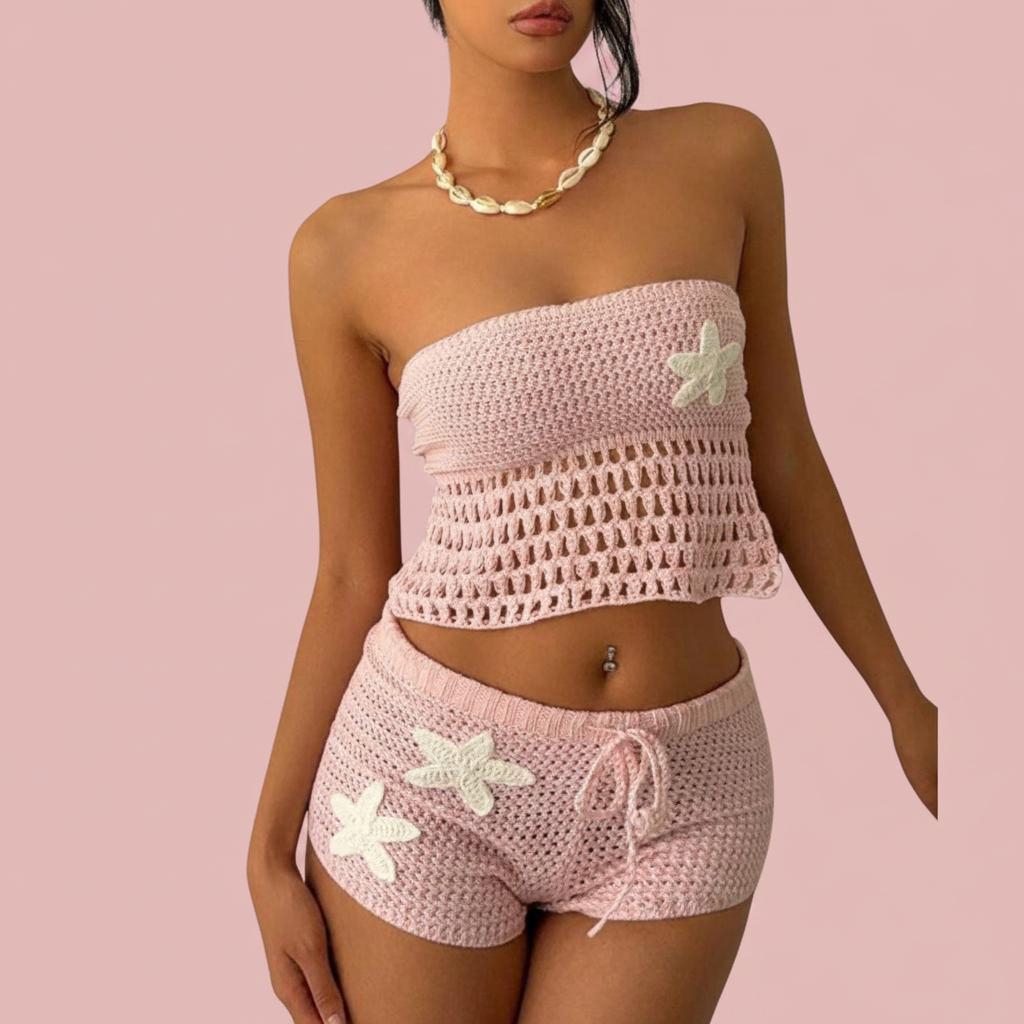 Image 4 – Fond rose pastel