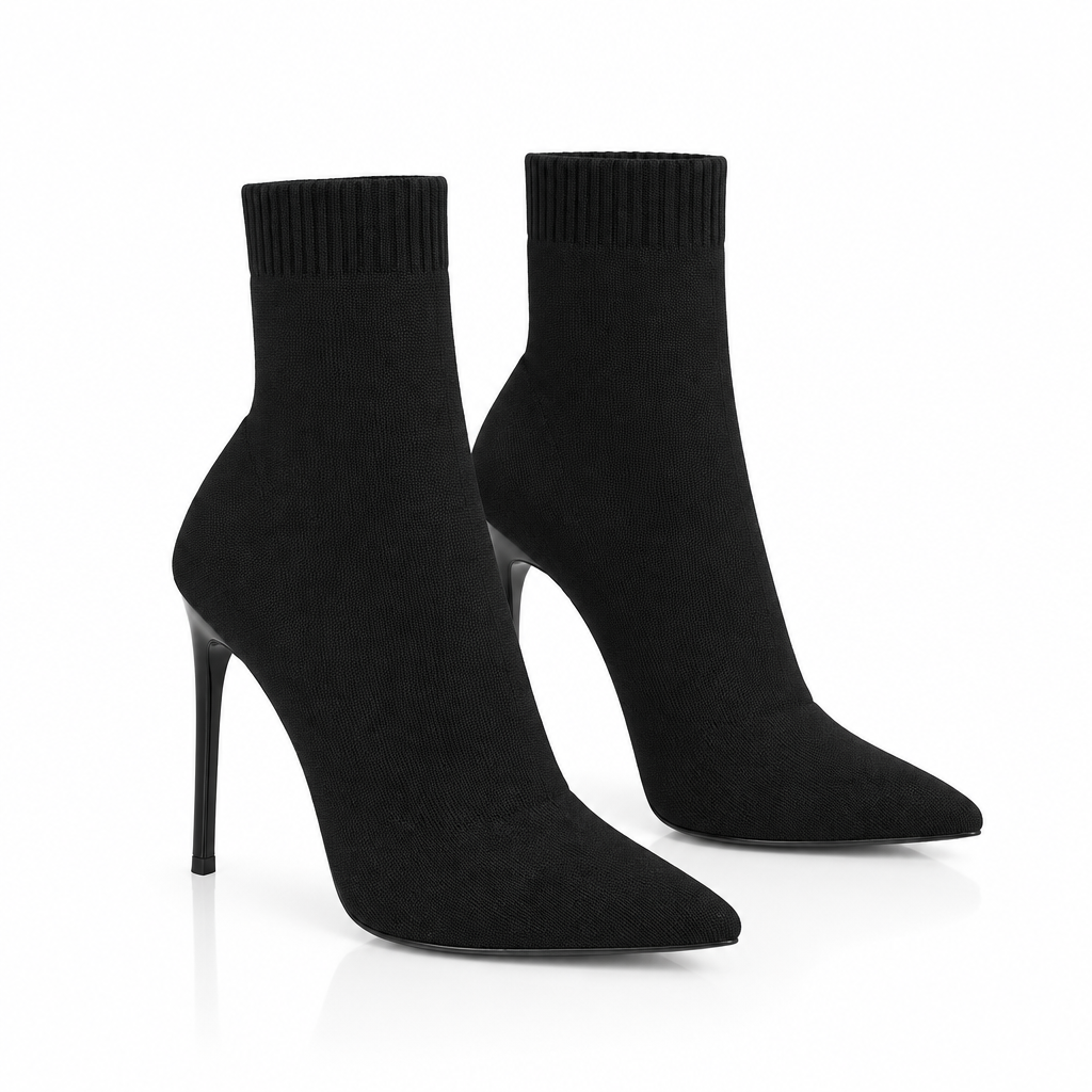 Bottes Stiletto Bout Pointu – Bottines Modèle Nina