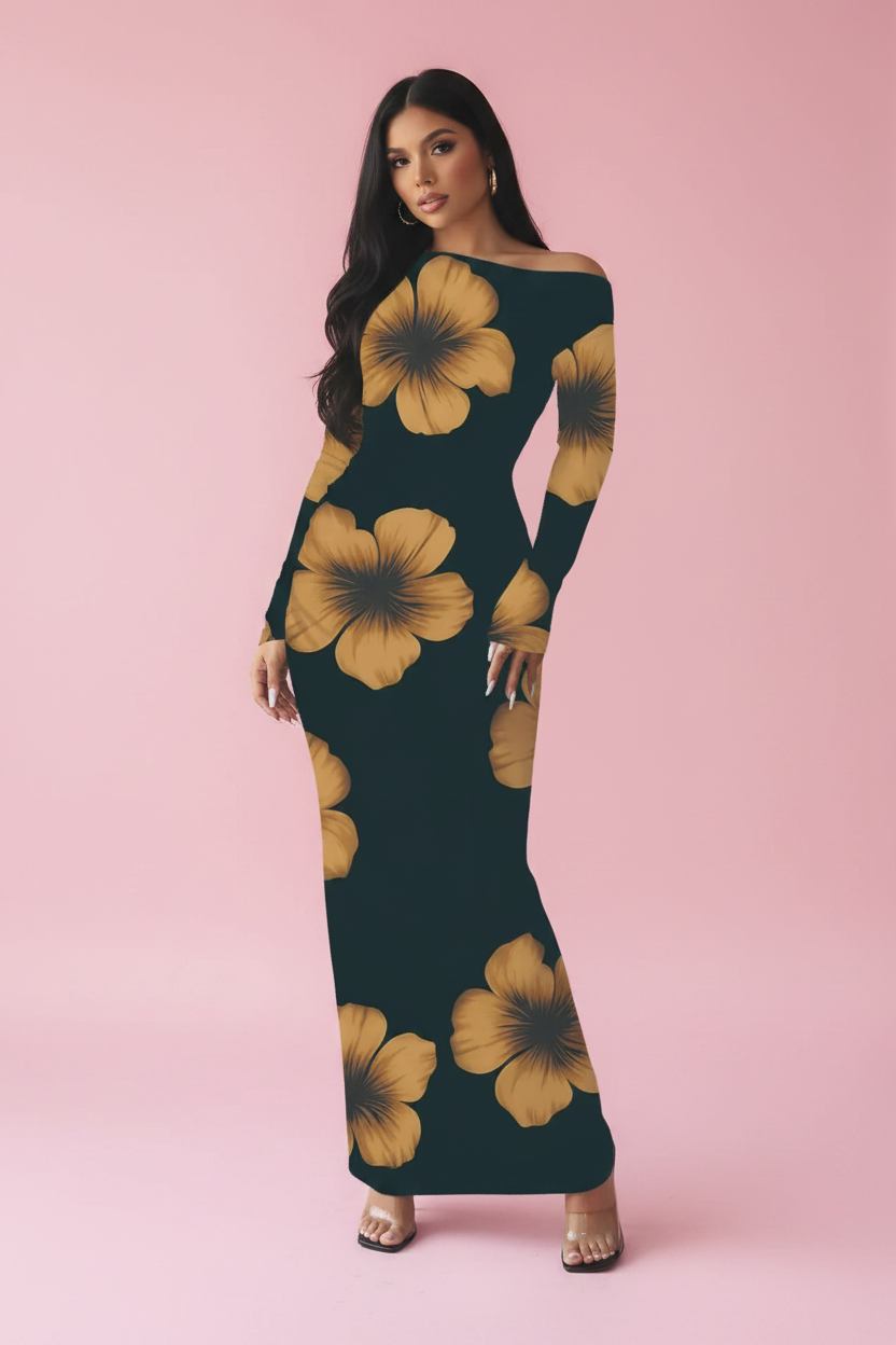 Robe Caramel - Mannequin Moyen-Orientale - Face