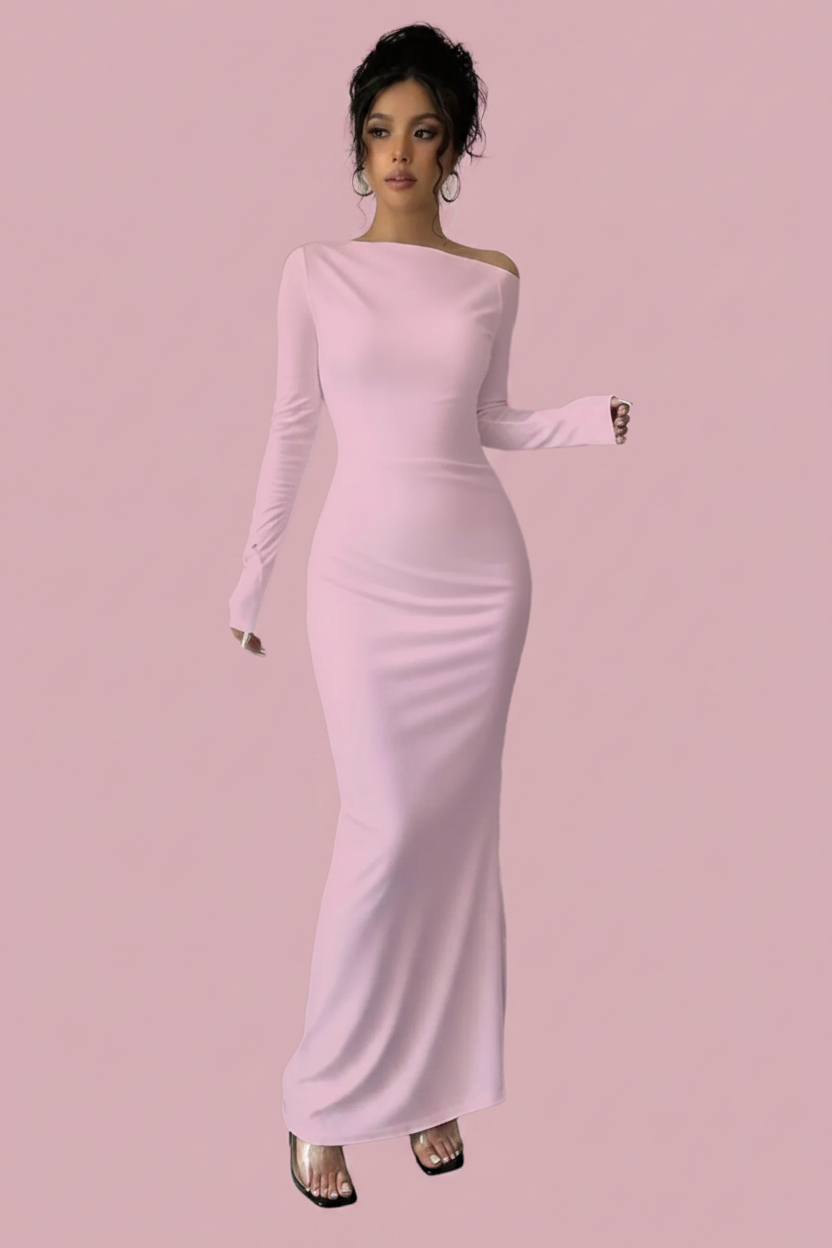 Robe Blush Pink - Fond rose