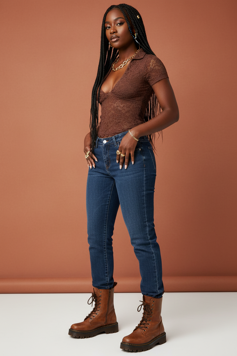Mannequin Brown – Vue 3/4