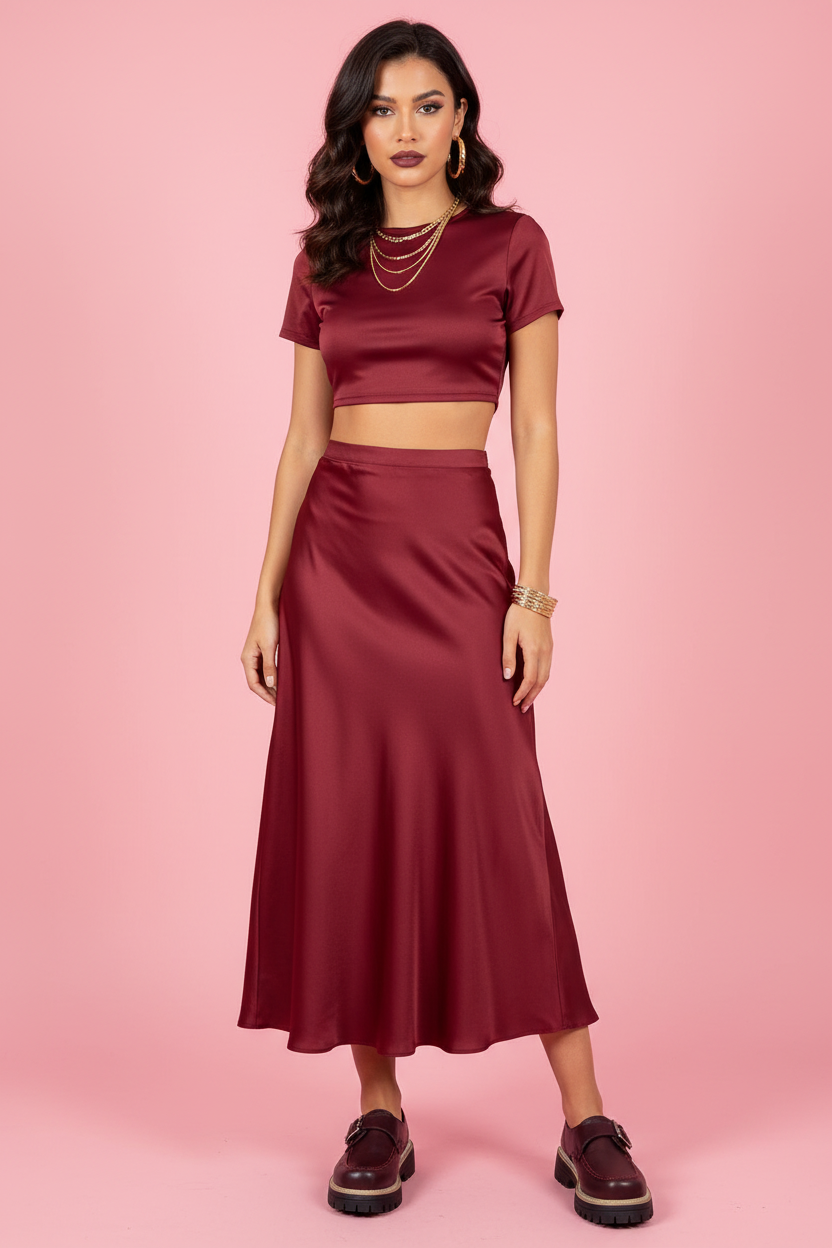 Mocassins Wine Red - Vue face
