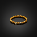 Bracelet œil de tigre - studio noir luxe reflet miroir