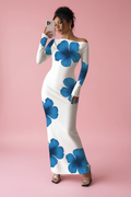 Robe Blue - Mannequin Afro - Face
