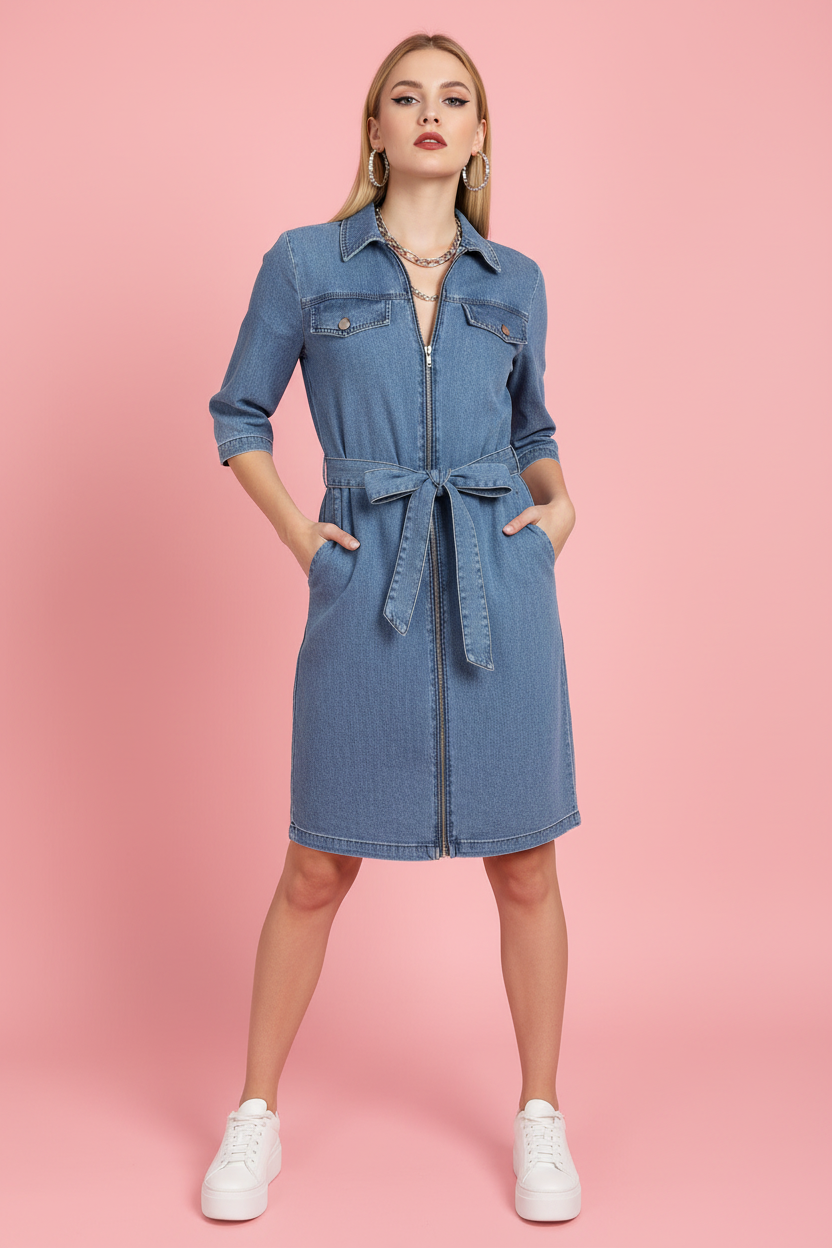 Robe Blue - Face entière
