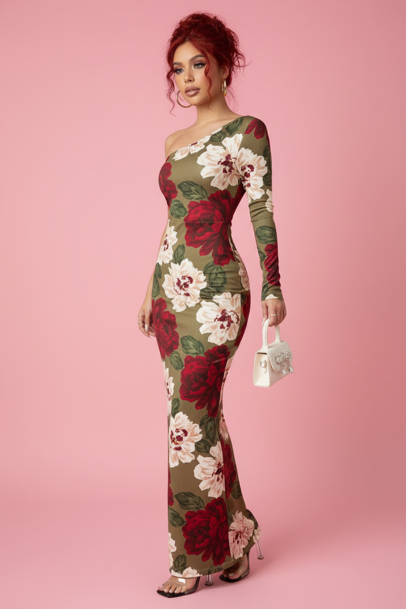 Robe Khaki - Mannequin Européenne - 3/4