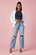 Jean mannequin corps entier face