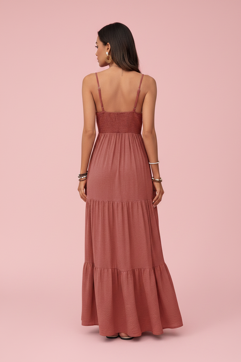 Robe Maxi Red - Dos complet