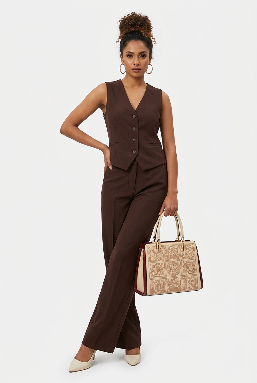 Sac porté en pose baddie