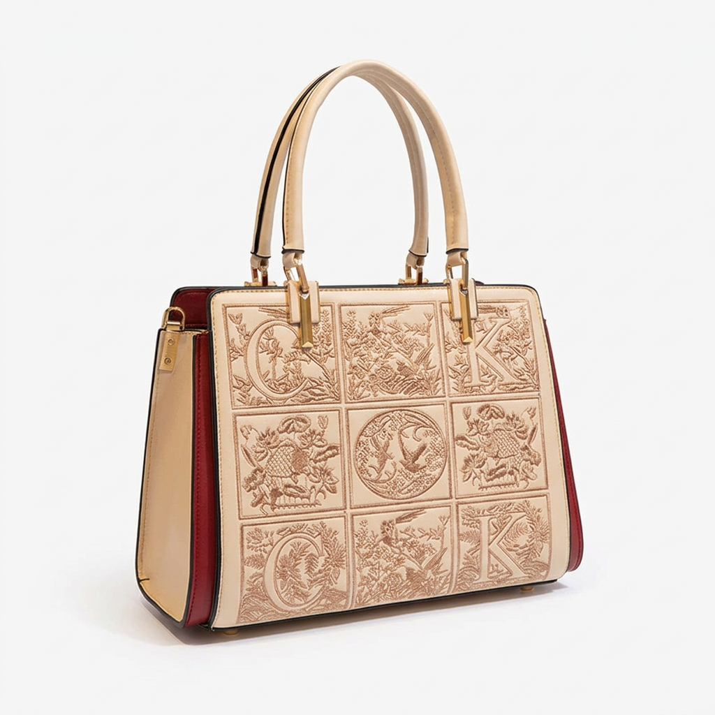 Sac seul sur fond studio blanc